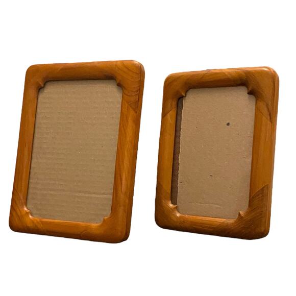 Vintage Fetco Fine Wood Handcrafted 5" x 7" Picture Frame Photo Made in Thailand - Picture 2 of 16